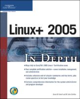 Cover of [Thomson Course Technology] Linux+ 2005 In Depth (2005) - DDU.pdf